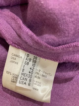 Chaqueta lana virgen mujer talla 40