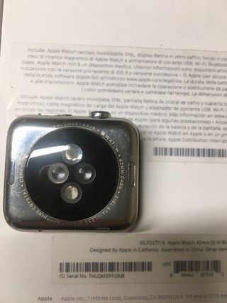 Apple Watch 42mm Acero inox (1a generación)