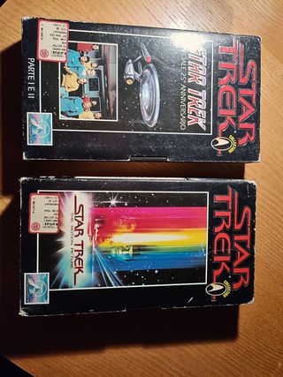 videocassette VHS Star Trek originali da collezion
