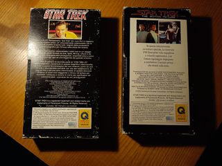 videocassette VHS Star Trek originali da collezion