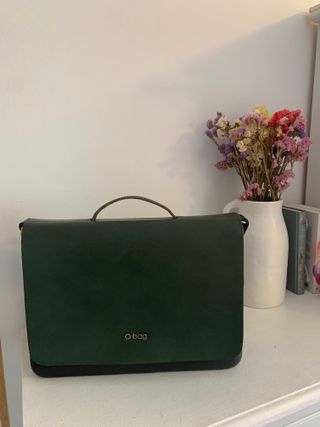 Maletín Unisex de piel impermeable marca O bag