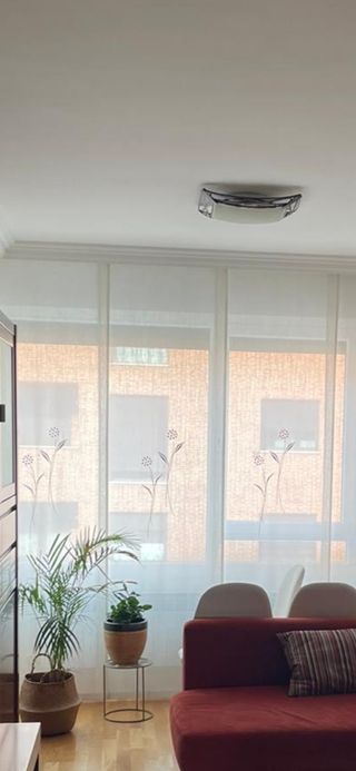 Paneles japoneses, cortinas 