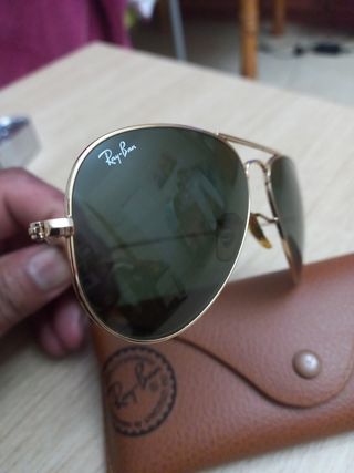 gafas ray-ban aviador.