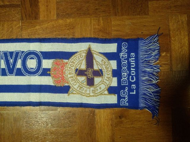 Bufanda Hincha Fan Deportivo La Coruña.