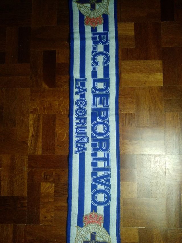 Bufanda Hincha Fan Deportivo La Coruña.