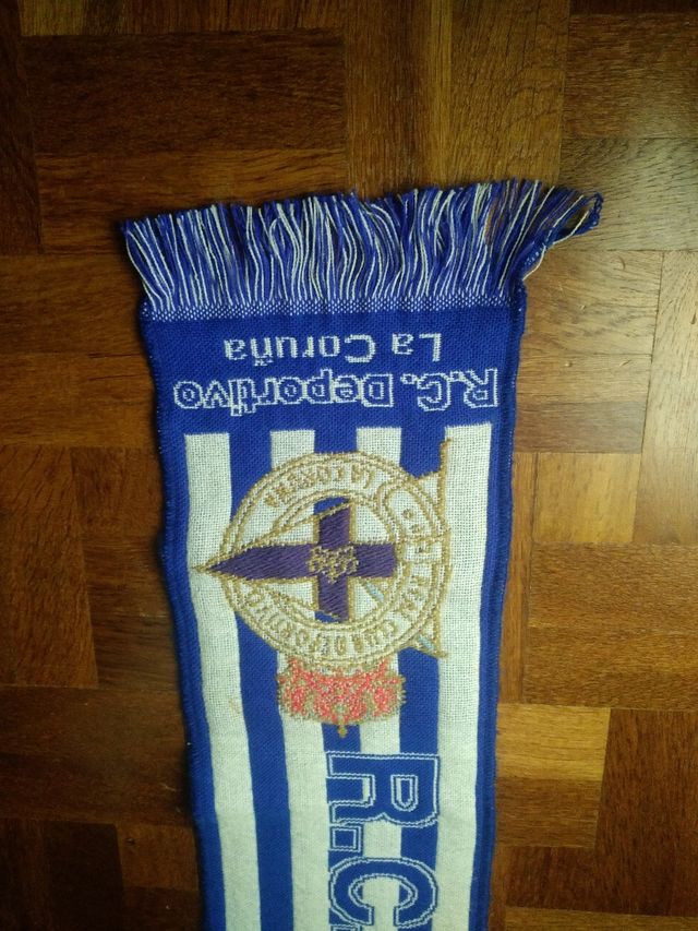 Bufanda Hincha Fan Deportivo La Coruña.