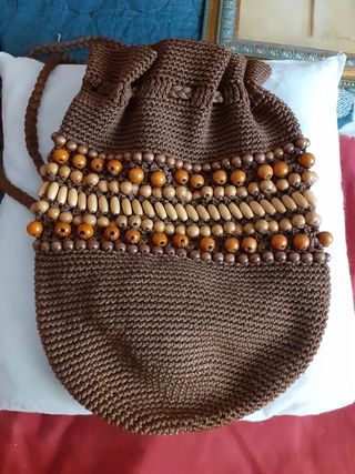 Bolso mochila vintage