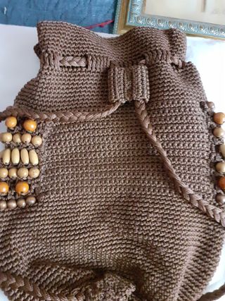 Bolso mochila vintage