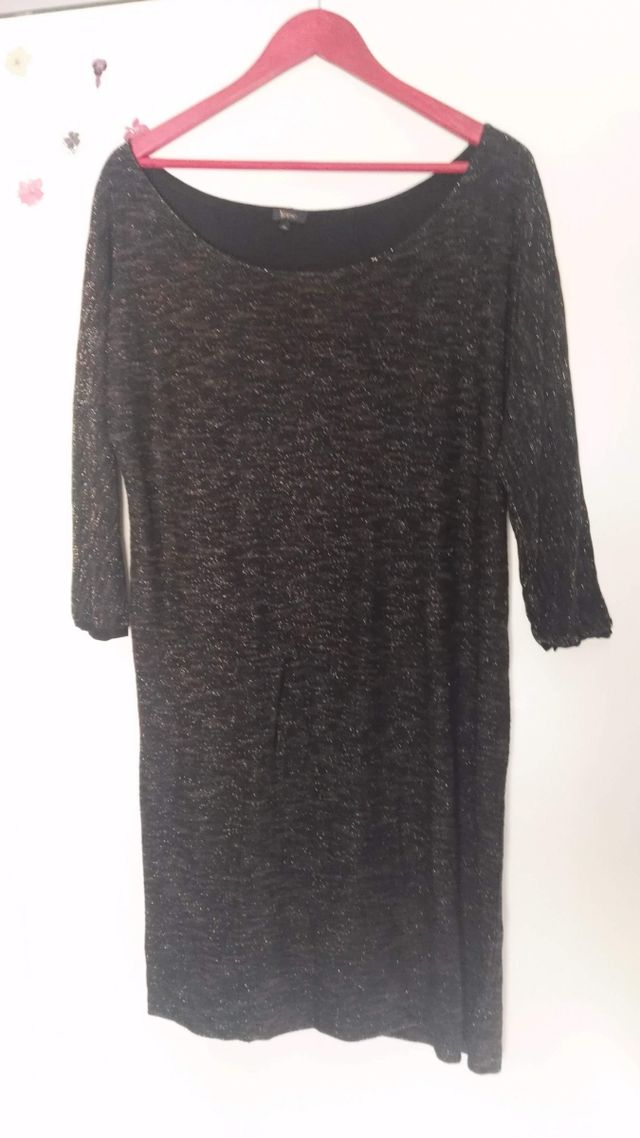 Vestido hilo dorados