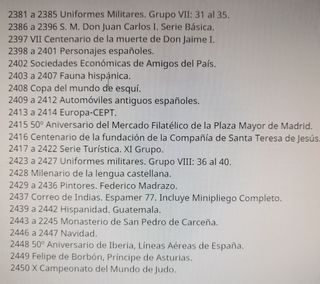 Sellos de España. Año 1977 Completo nuevos