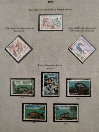 Sellos de España. Año 1977 Completo nuevos