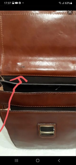 Borsa uomo in vero cuoio