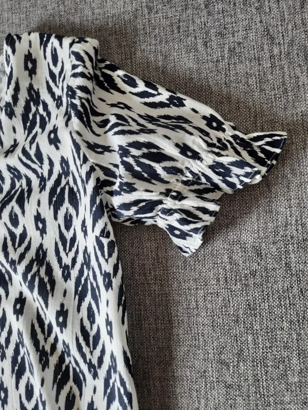 Casacca-T shirt Vero Moda bianca e blu