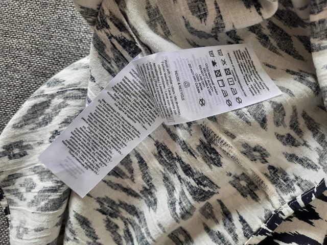 Casacca-T shirt Vero Moda bianca e blu