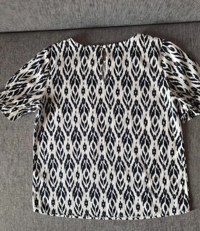 Casacca-T shirt Vero Moda bianca e blu