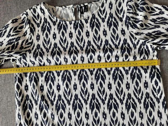 Casacca-T shirt Vero Moda bianca e blu