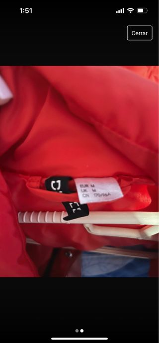 Chaqueta oversize h&m 