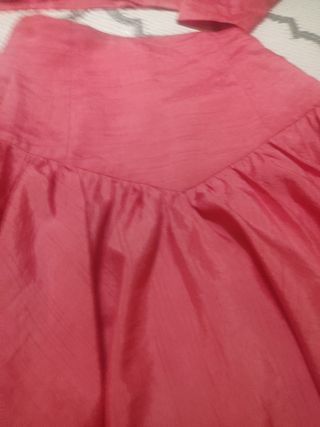 Conjunto de Falda y torera rosa fucsia elegante