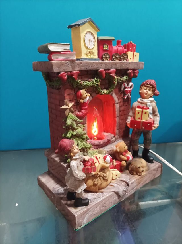 Adorno navideño de resina