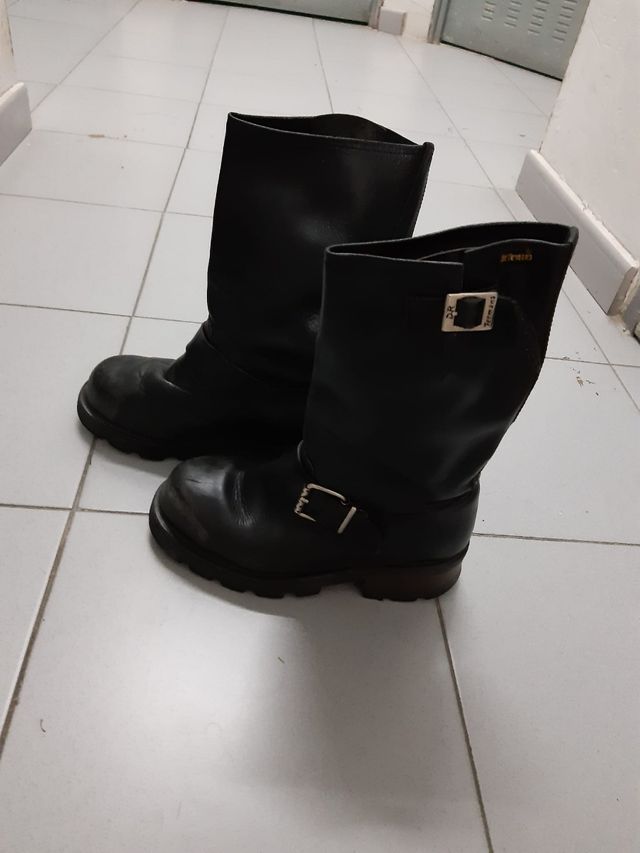Botas altas de Cuero