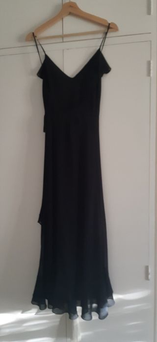 Vestido negro Mango talla M