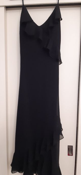 Vestido negro Mango talla M