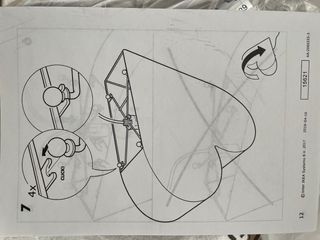 3 Lámparas corazón IKEA