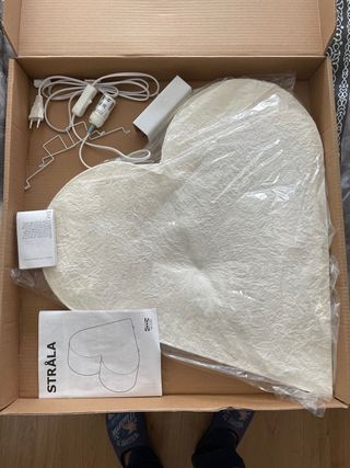 3 Lámparas corazón IKEA