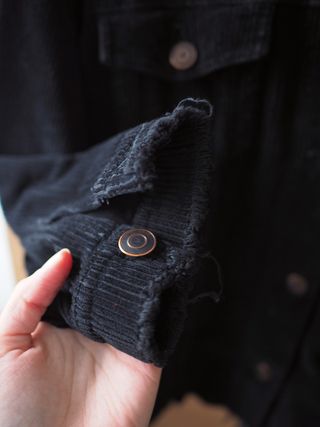 Chaqueta pana oversize