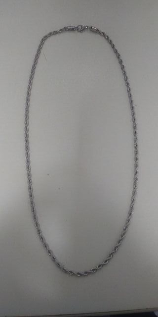 COLLAR CORDON DE ACERO INOXIDABLE