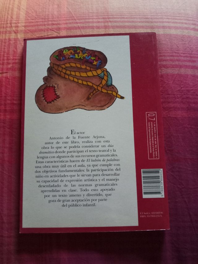 Libro "El ladrón de palabras"