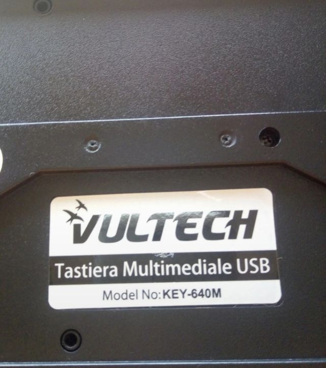 tastiera multimediale USB per pc vultech