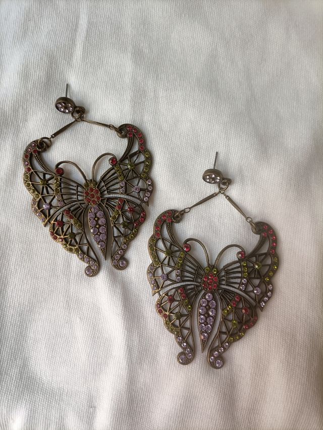 Pendientes de mariposas