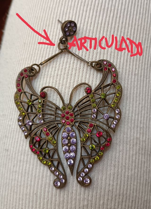 Pendientes de mariposas