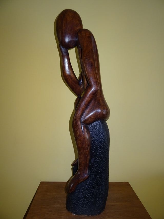 FIGURA DE MADERA DE 87 cm alto