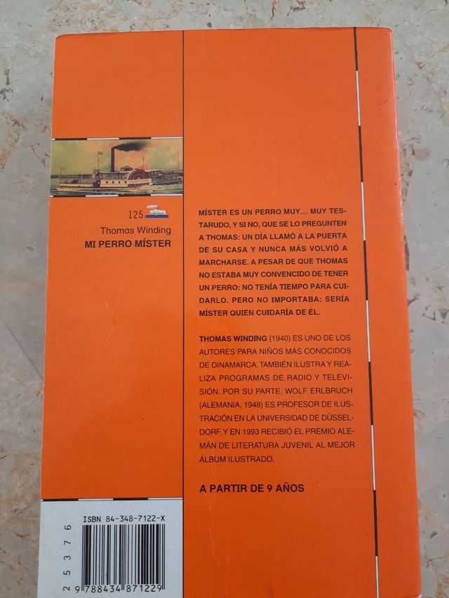 barco de vapor serie naranja