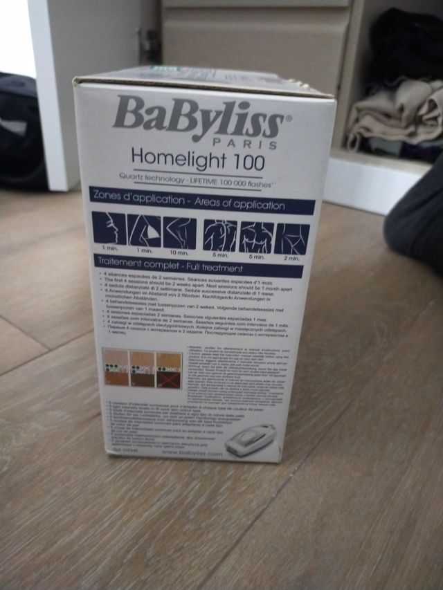 Depiladora BaByliss luz pulsada