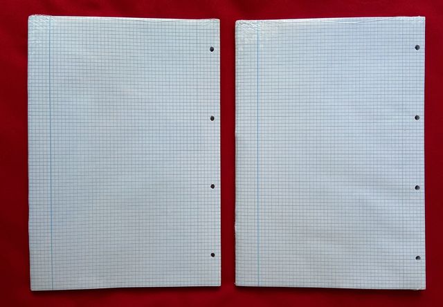 Recambios de hojas de cuadros