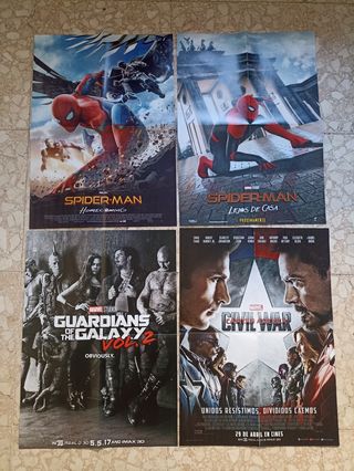 Colección de 15 carteles de cine Marvel UCM