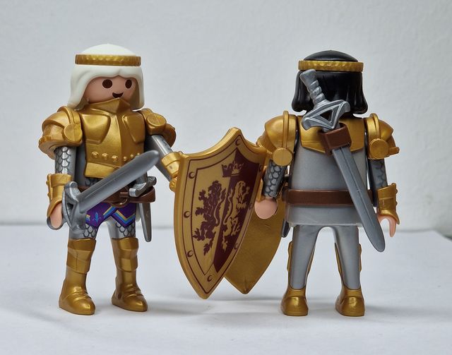 LOTE0018-PLAYMOBIL GUERRERO