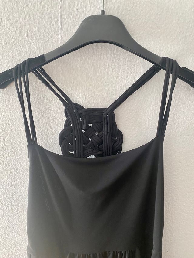 Vestido macramé espalda. Es espectacular