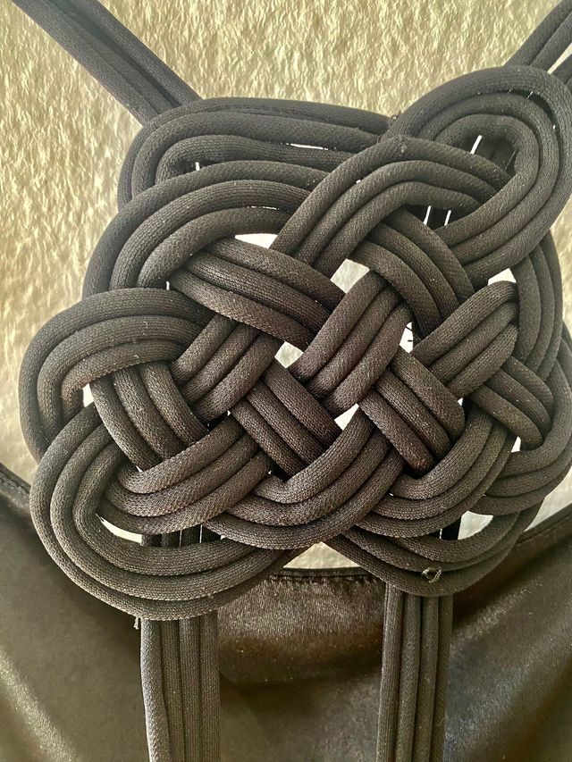 Vestido macramé espalda. Es espectacular