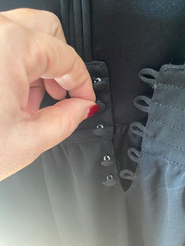 Vestido macramé espalda. Es espectacular