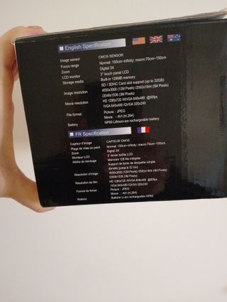 VIDEO CAMARA DIGITAL YASHICA HD7R30HT+accesorios