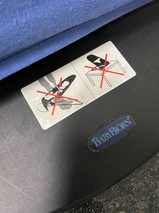 Hamaca, tumbona plegable Baby Bjorn Azul