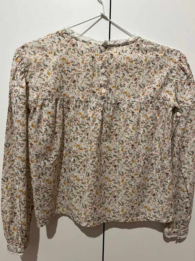 Blusa de flores niña talla 11-12 El corte ingles
