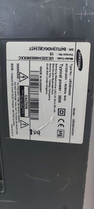 Recambios TV samsung UE32EH4003