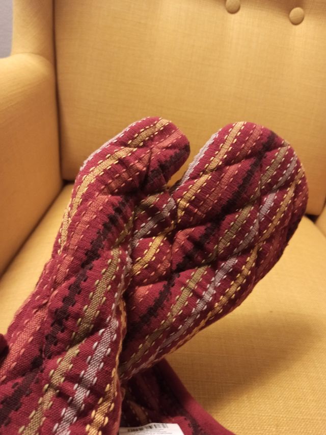 presina e guanto da forno