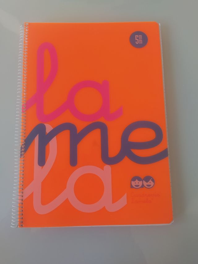 Cuaderno Lamela 5mm. Se regala cuaderno de 3mm