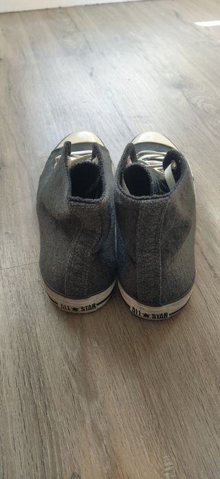 Converse Gris Talla 45 CT Sweatshirt Hi 1U450